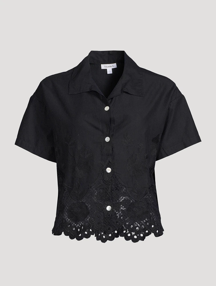 Flora Cropped Shirt
