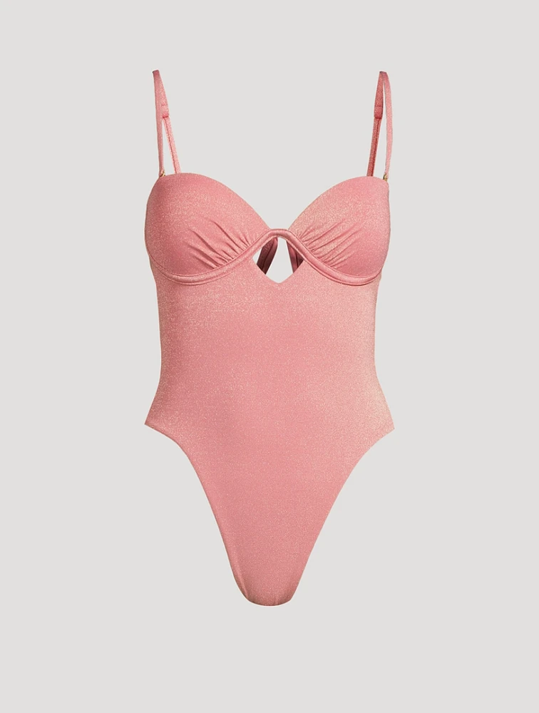 Mabel Underwire Bandeau One-Piece Swimsuit