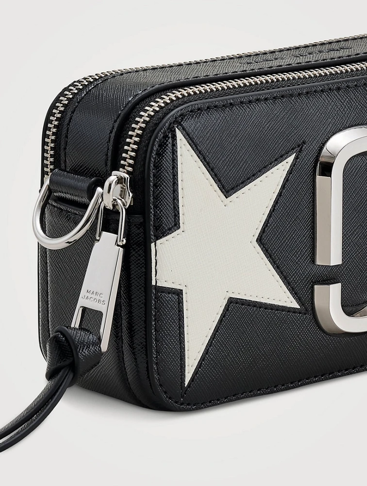The Snapshot Star-Patchwork Leather Camera Bag