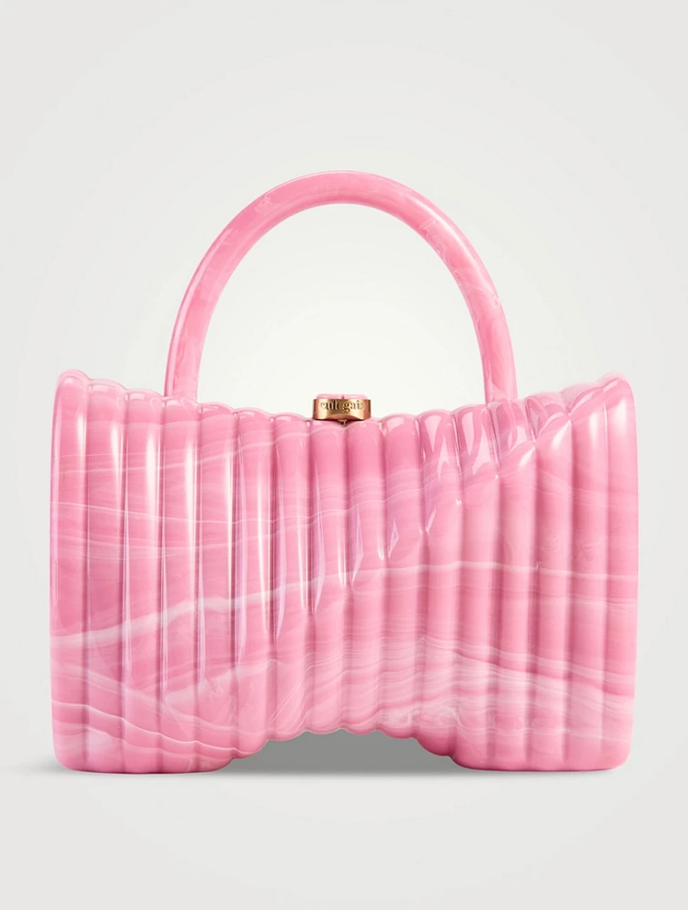 Cassidie Acrylic Top Handle Bag