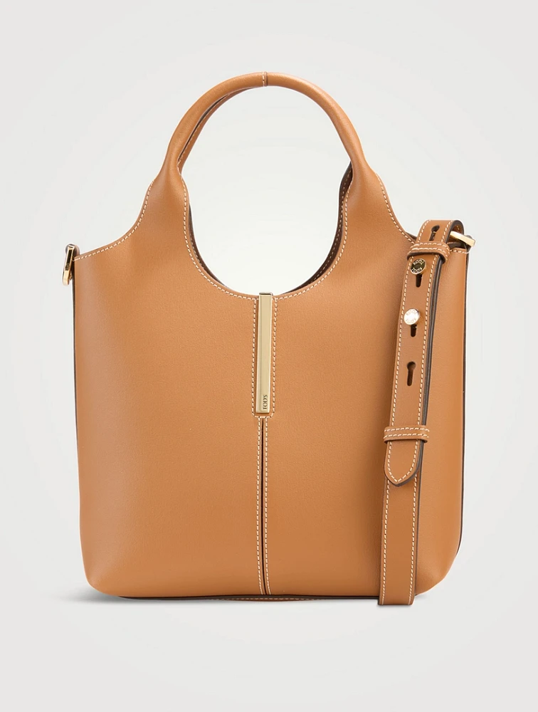 Mini Leather Shopping Bag
