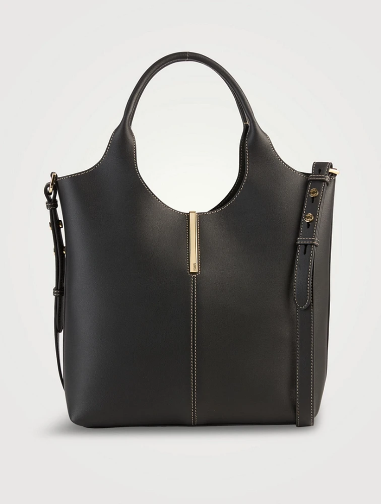 Small Leather Shopping Bag