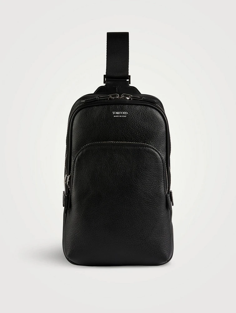 Leather Crossbody Backpack