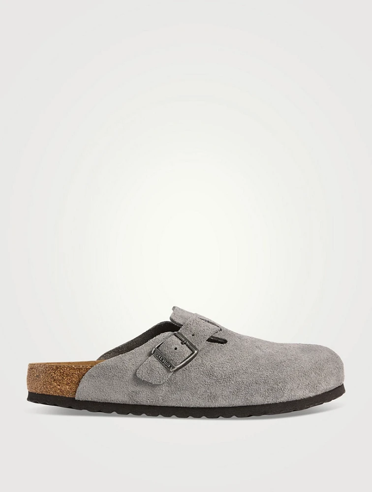 Boston Soft Footbed Suede Clogs