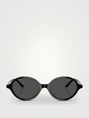 Oliver Peoples x Khaite Oval Sunglasses