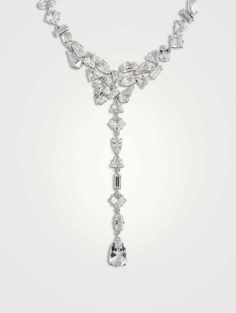 Mesmera Crystal Y Necklace