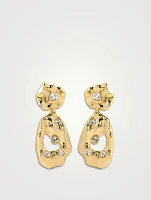 Textured Drop Clip-On Earrings