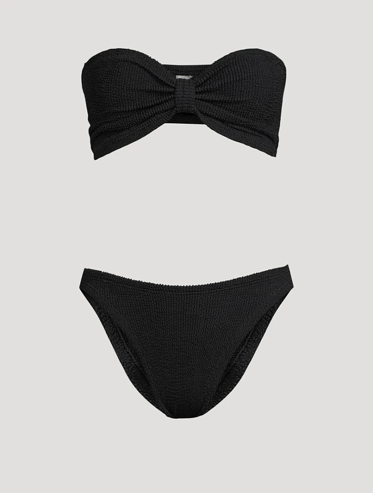 Jean Bandeau Bikini Set