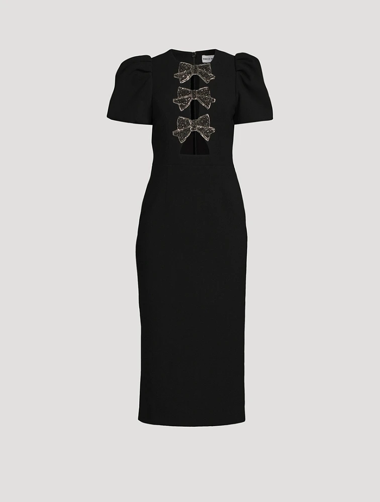 Eliana Puff Sleeve Midi Dress