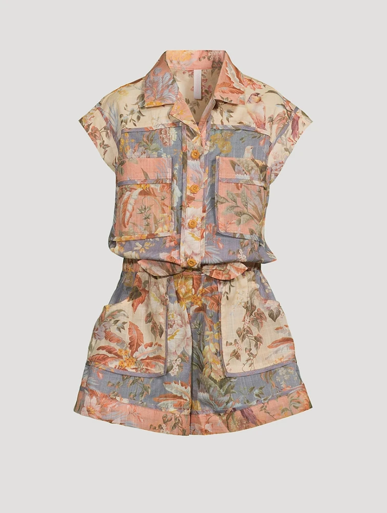 Tallow Playsuit Floral Print