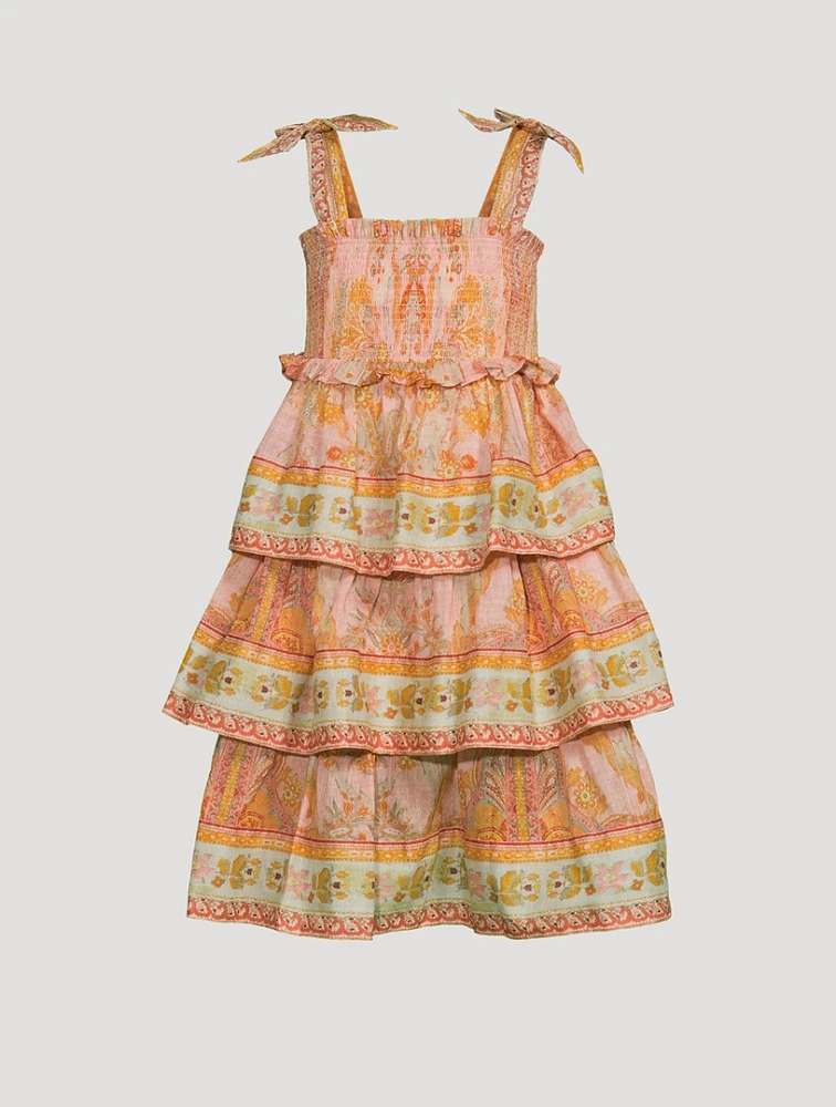 Wylie Tiered Shirred Dress