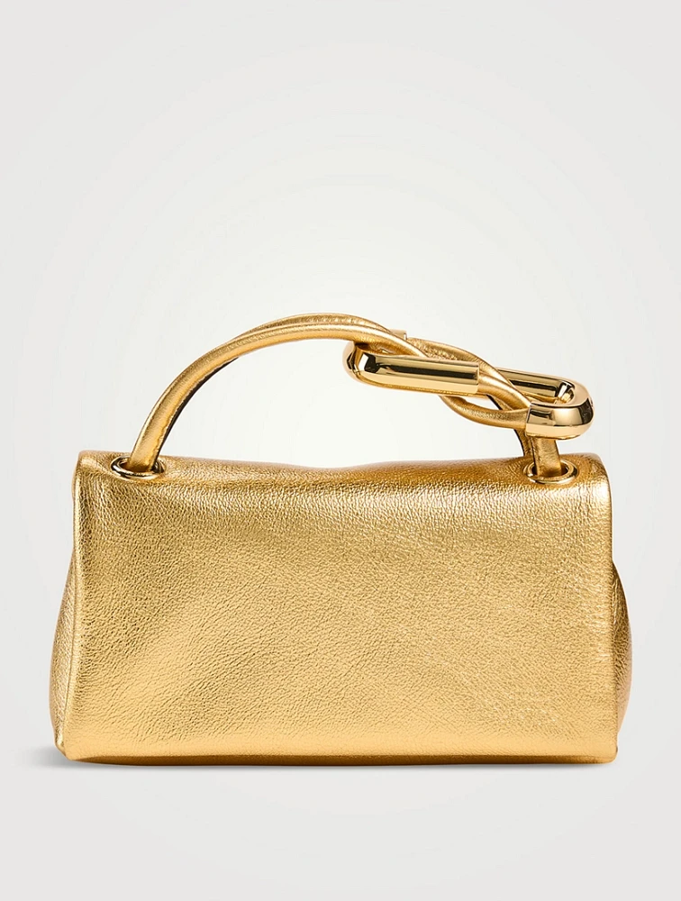The Micro Dual Metallic Leather Bag