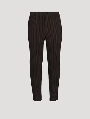 Kersey Pleats Slim-Fit Trousers