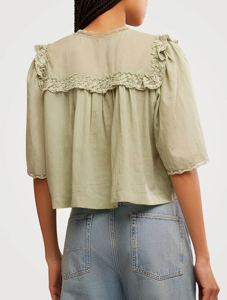 Luna Cotton Blouse
