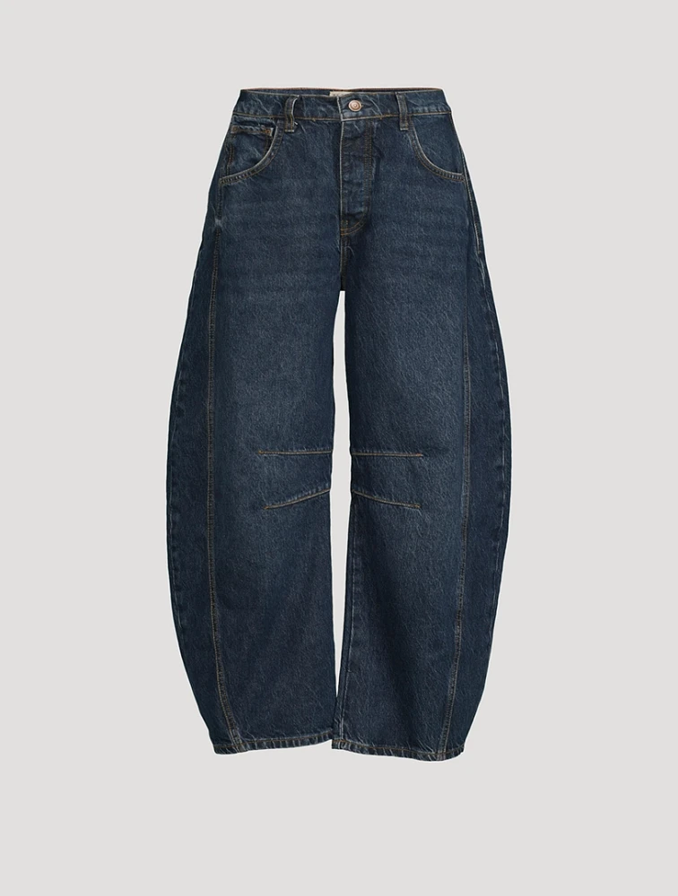 Good Luck Barrel-Leg Jeans
