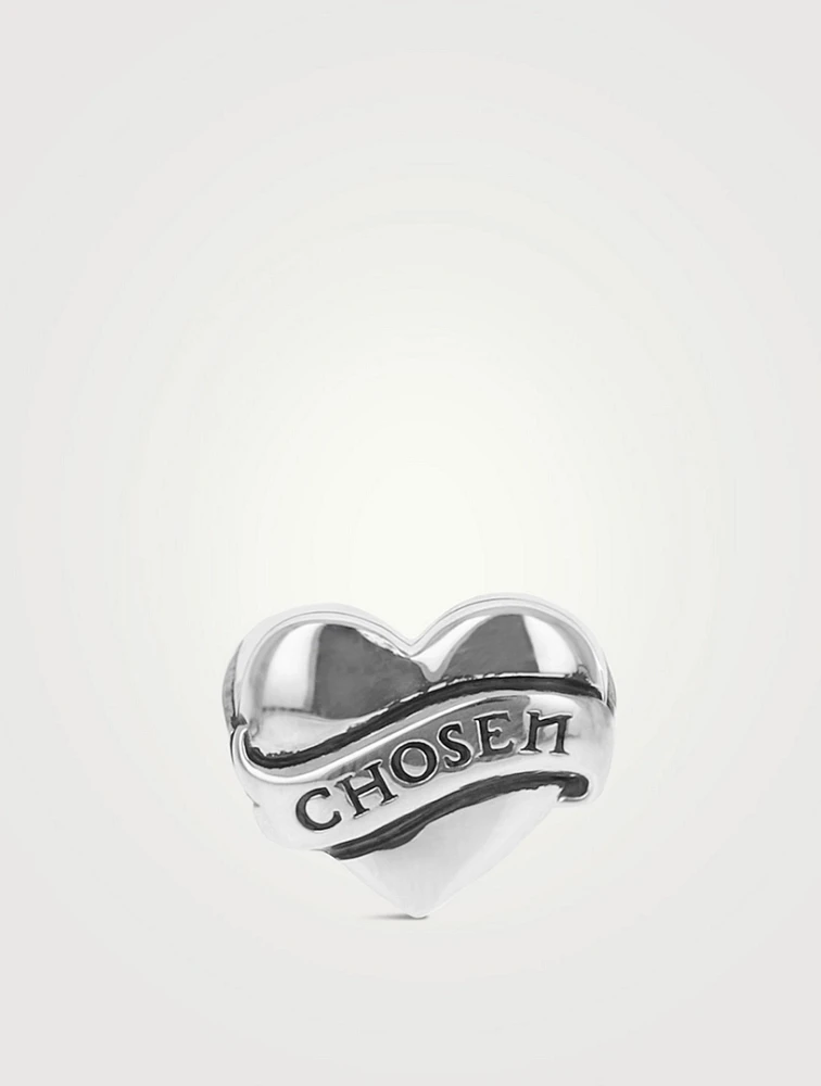 Silver Tattoo Chosen Heart Ring