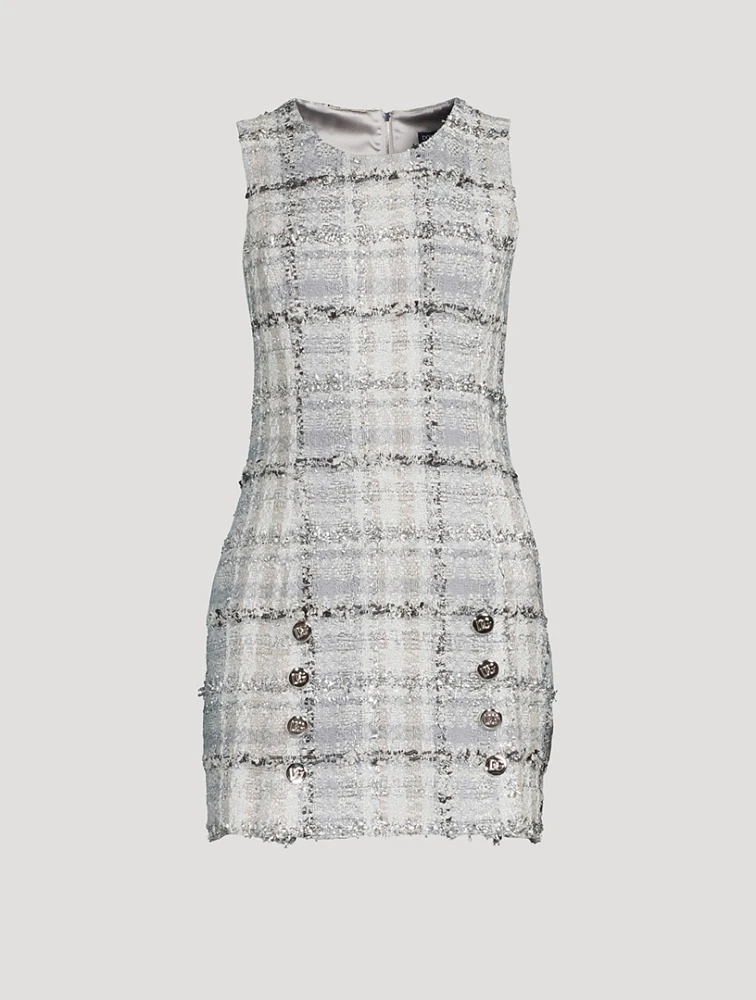 Lurex Raschel Tweed Sheath Dress