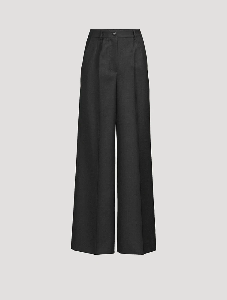 Wool Palazzo Pants