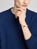 Gold Plated Stainless Steel Bangle Bracelet