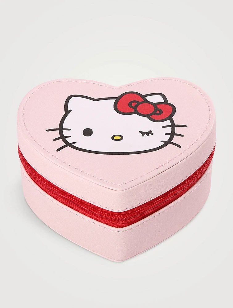 Hello Kitty Heart Zipper Case