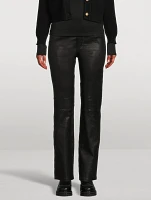 The Ruler Leather Trousers