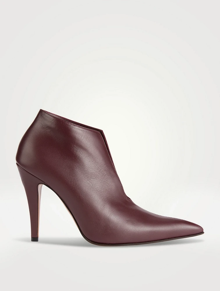 Birdee Slashed Leather Pumps