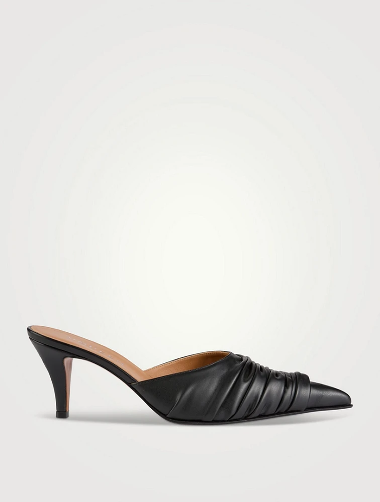 Birdee Ruched Mules