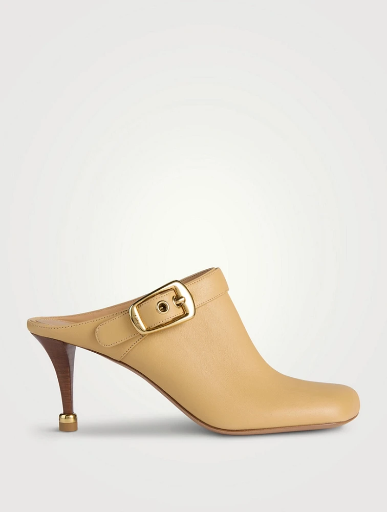 Andrea Leather Mules