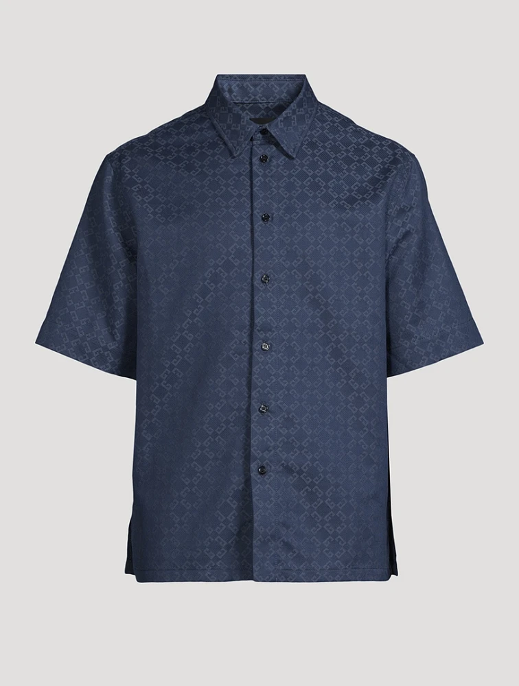 Monogram 72 Jacquard Denim Shirt