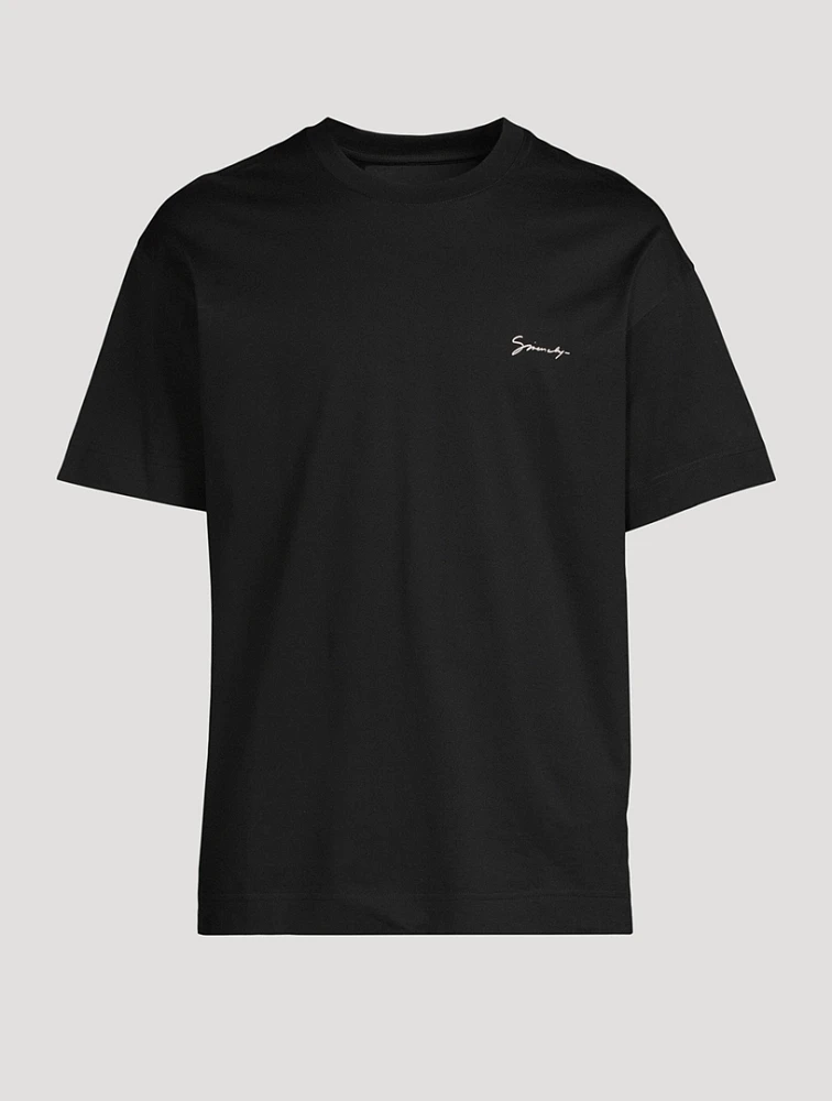 Cotton T-Shirt Hubert Objects Print