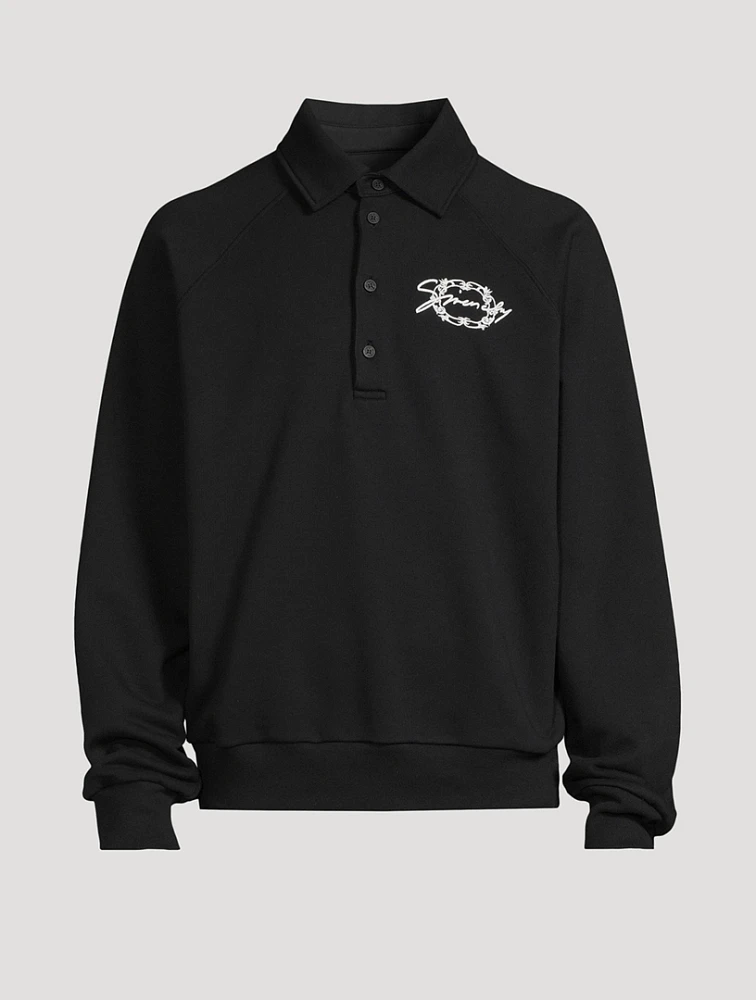 Logo Polo Sweatshirt