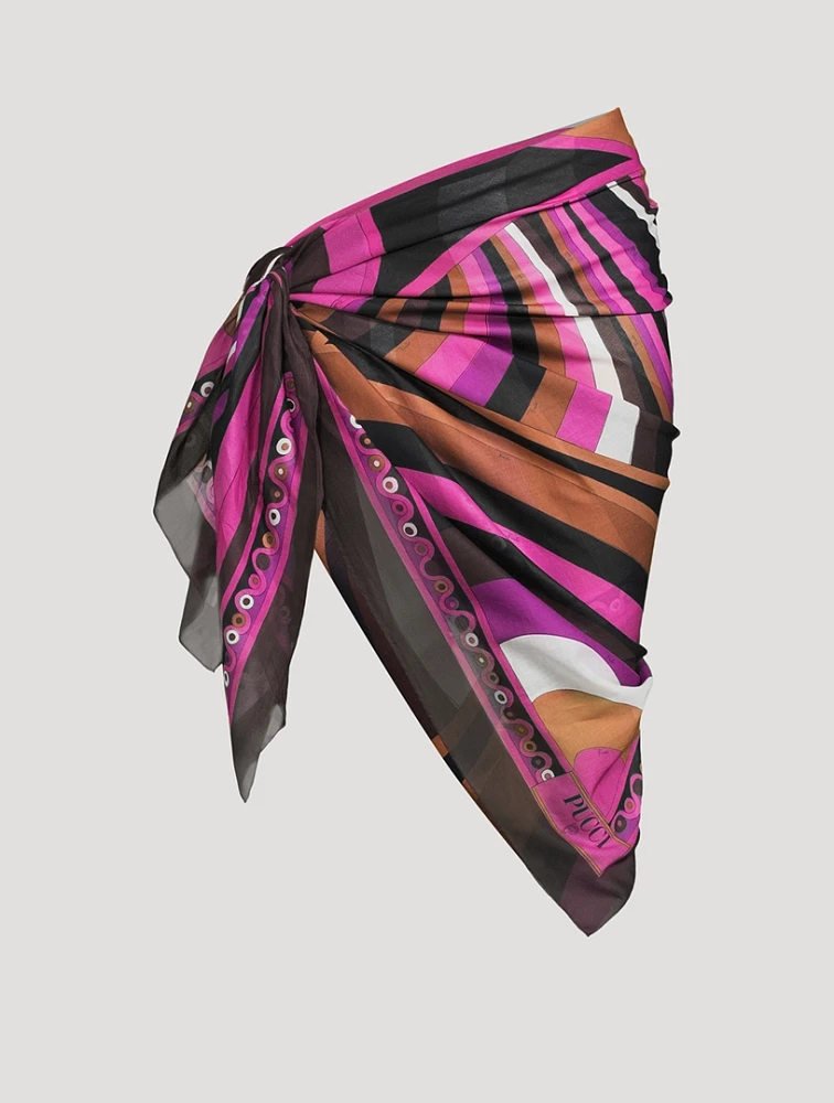 Sarong In Iride Print