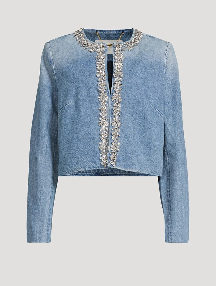 Crush Embellished Denim Jacket