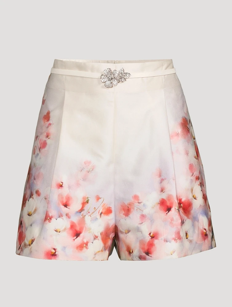 Crush Shorts Floral Print