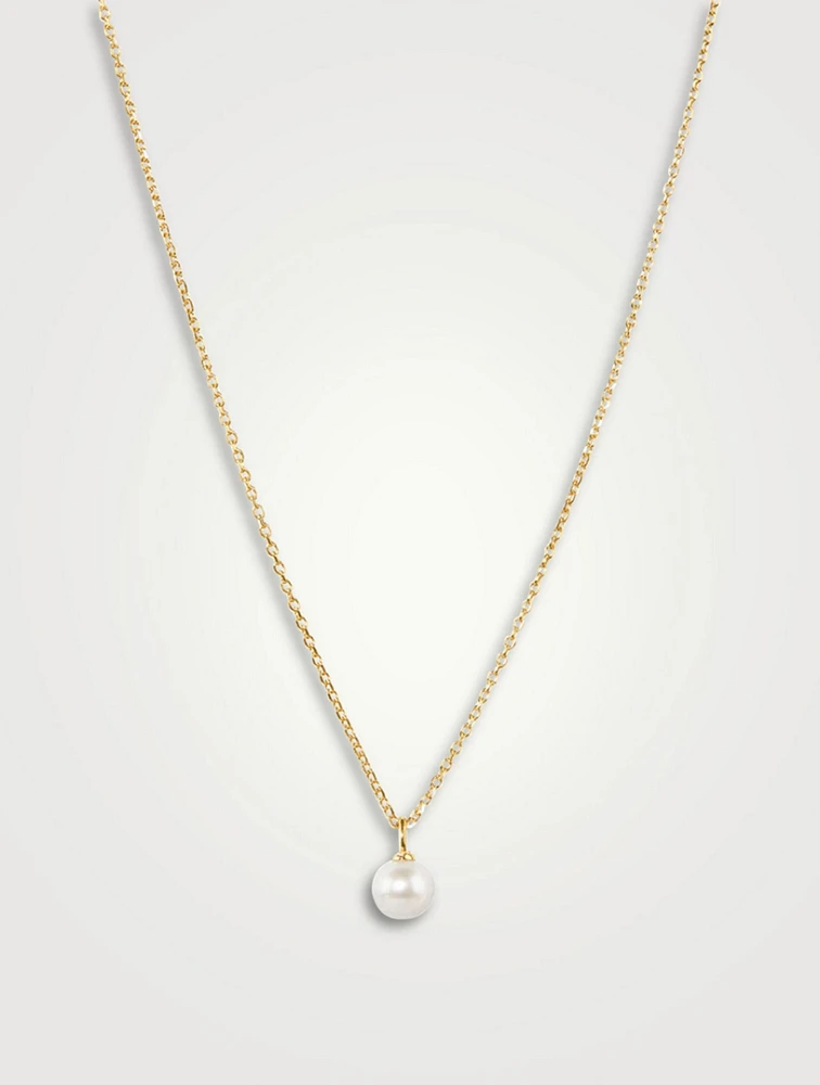 Mini Pearl Pendant Necklace