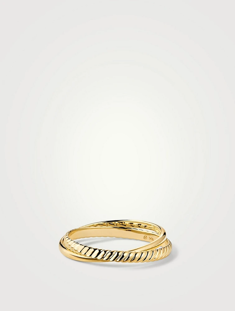 14K Gold Duo Band Ring