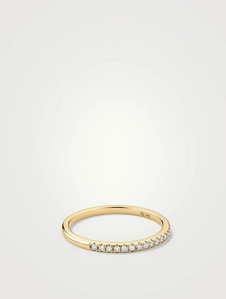 14K Gold Diamonds Team Ring
