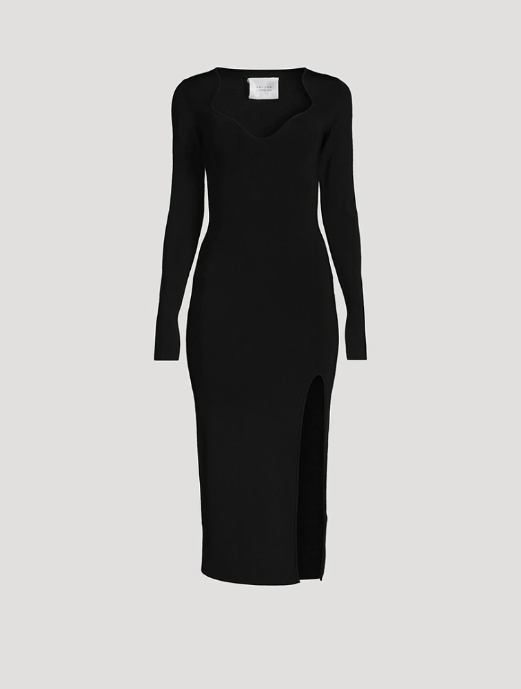 Kaia Compact Knit Midi Dress