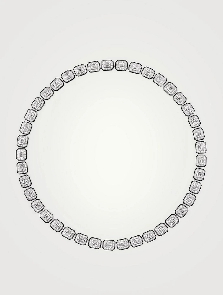 Vendôme Liseré White Gold Diamond Necklace
