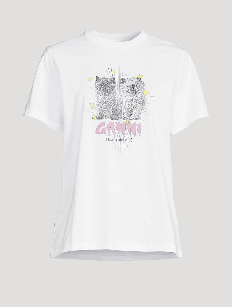 Kittens Graphic Organic Cotton T-Shirt