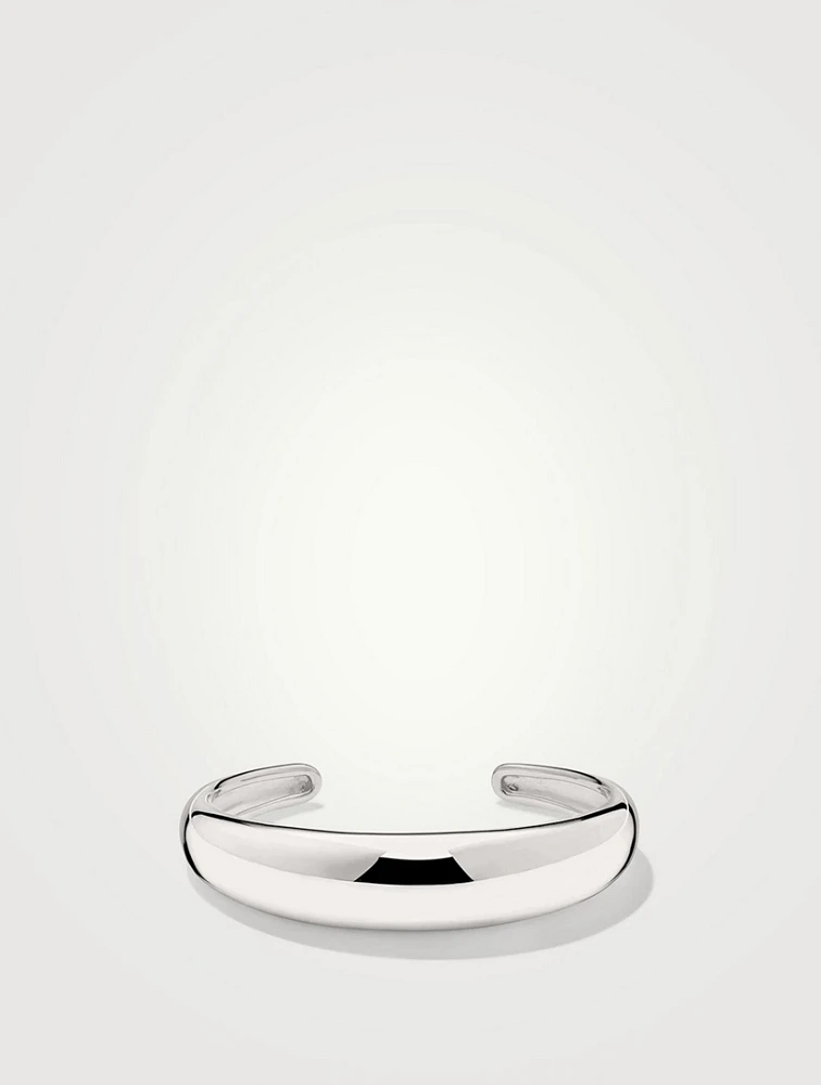 Silver 13mm Dôme Cuff Bracelet