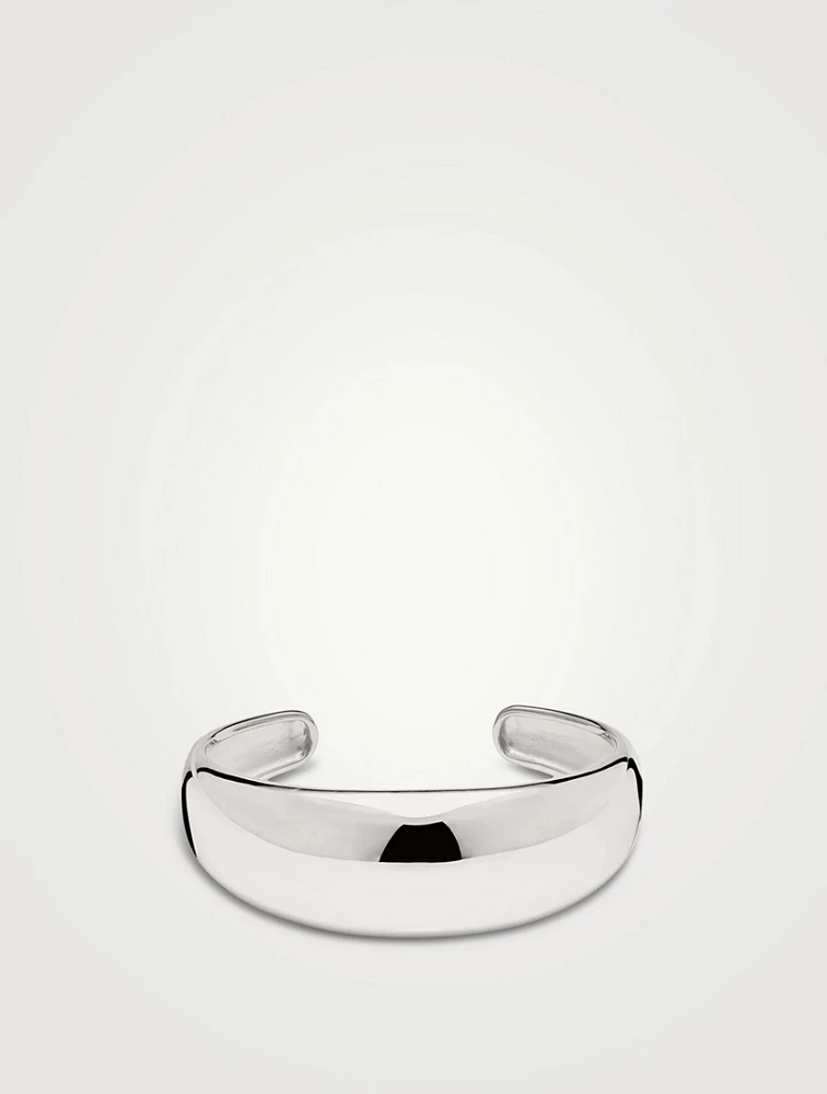 Silver 20mm Dôme Cuff Bracelet