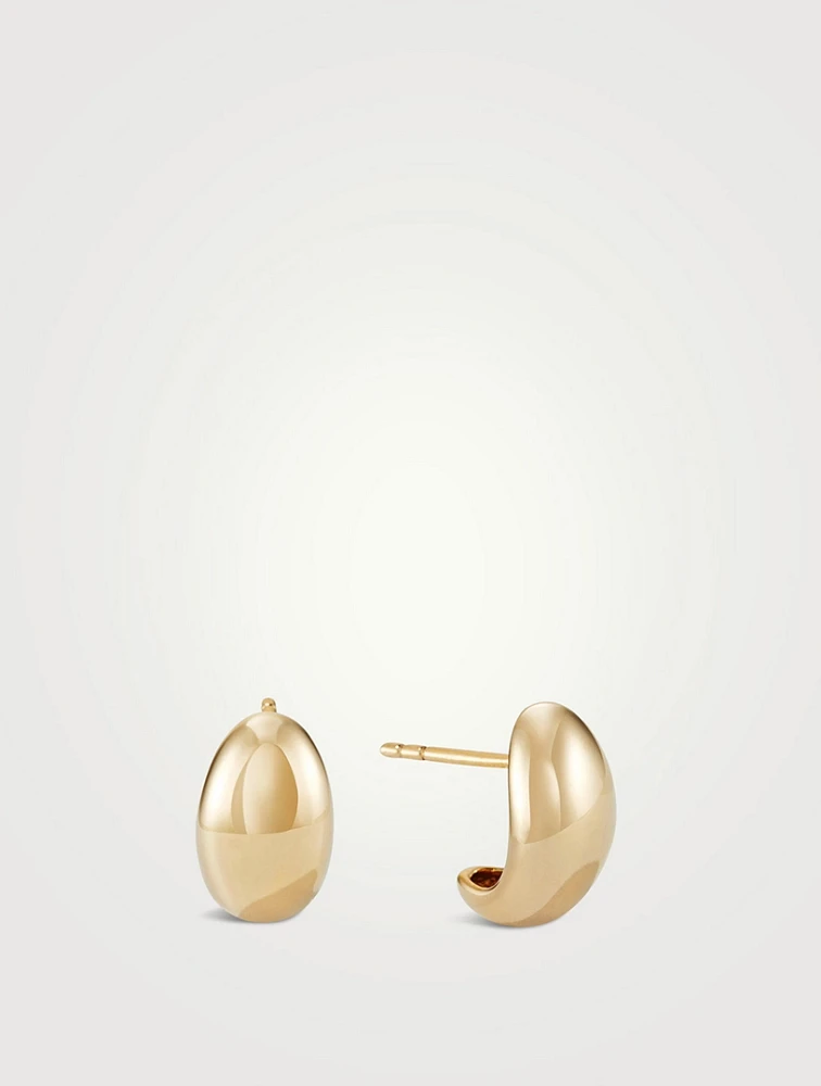 Dôme Huggie Earrings