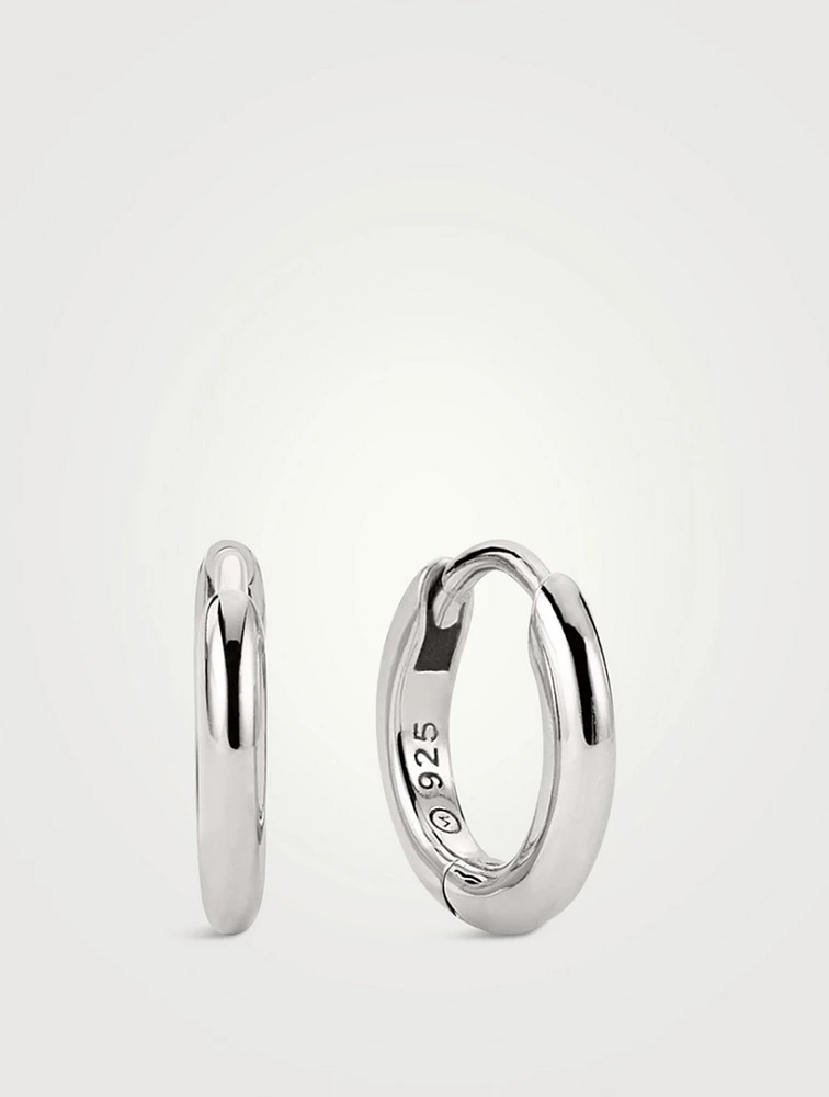 Tube Huggie Hoop Earrings