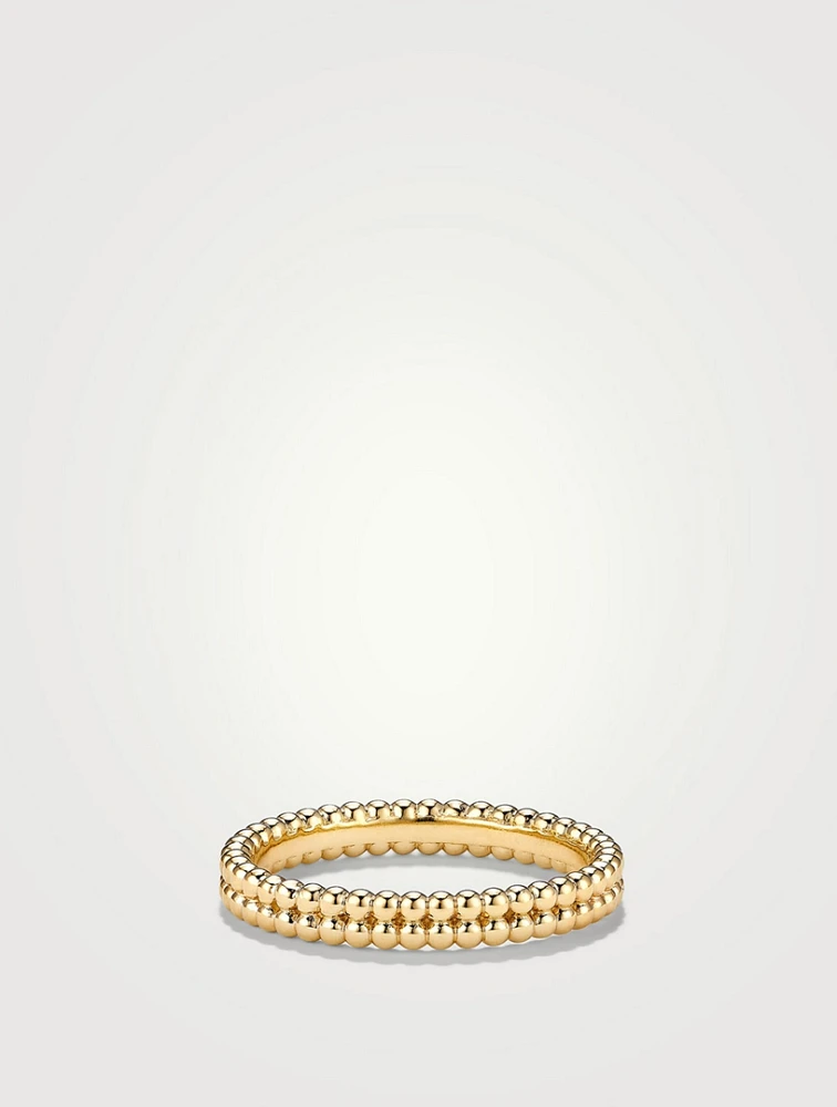 Duo Beaded Stacker Ring