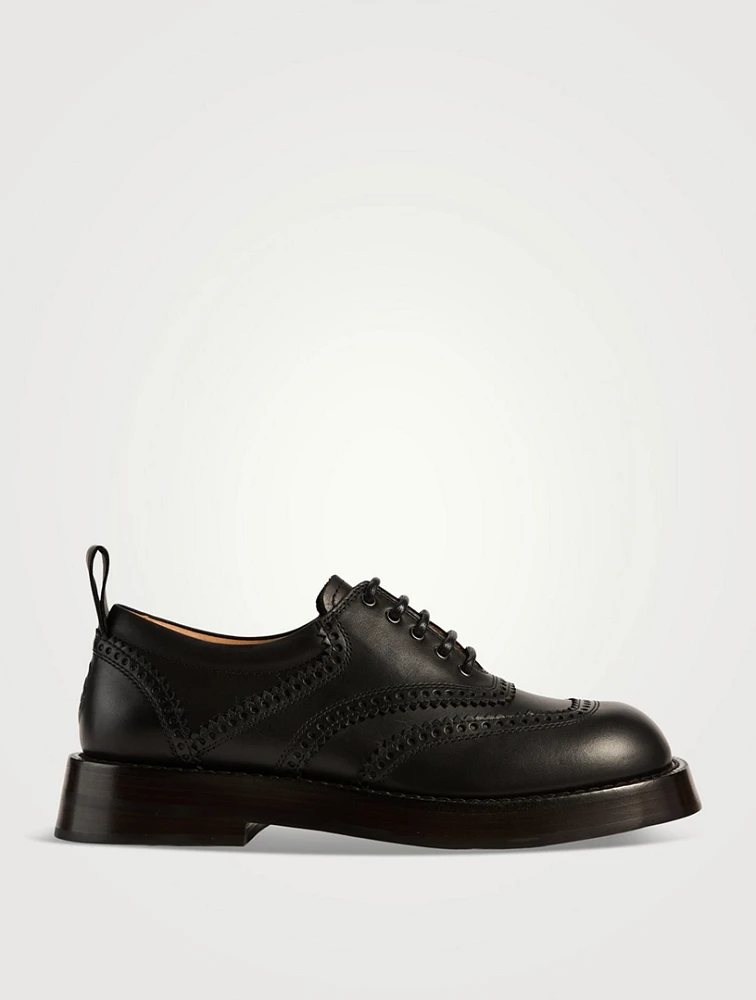 The Brogue Leather Shoes