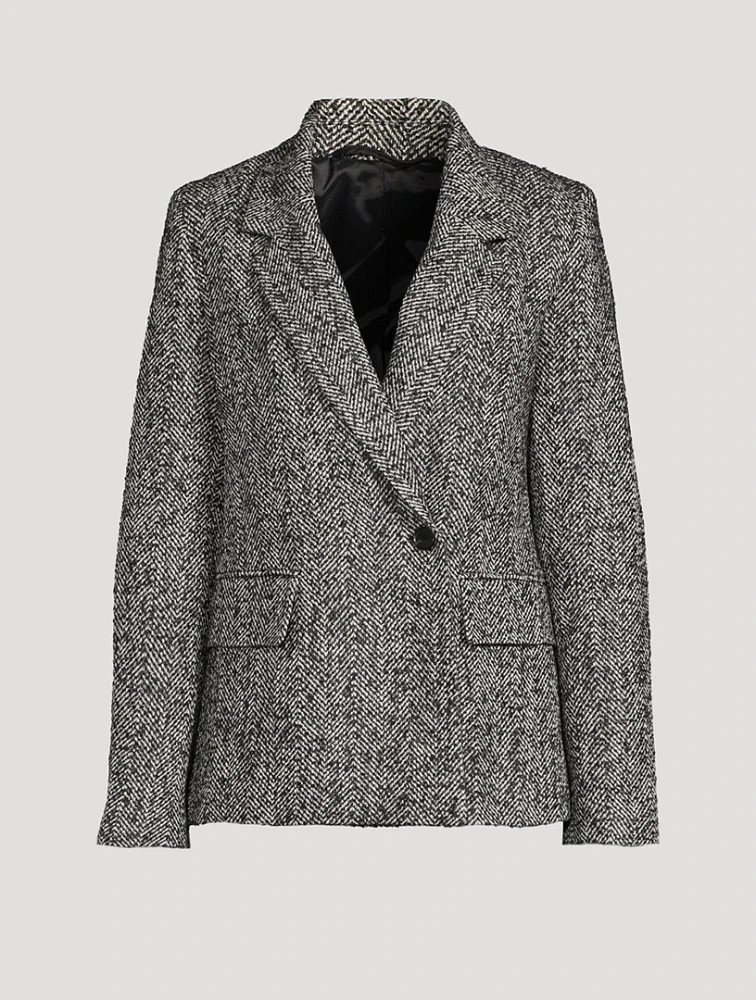 Matteau Herringbone Blazer