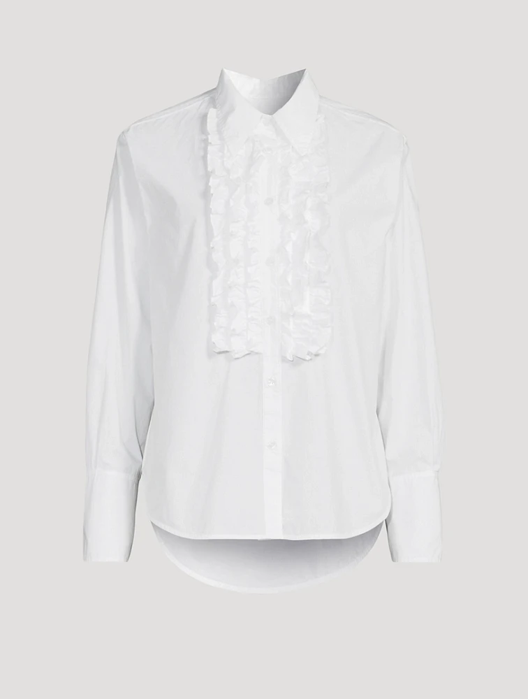Ruffled Tuxedo Shirt