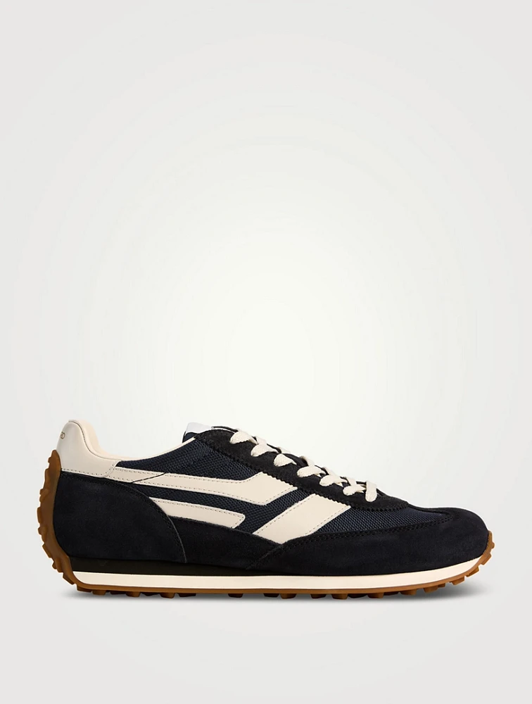 Mick Suede And Tech Fabric Sneakers