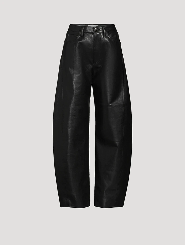 Luna Pieced Barrel-Leg Trousers